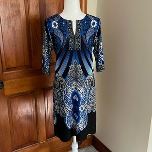 Christin Michaels Print Dress